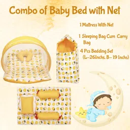 fareto Baby Complete Sleeping Essentials(0-6 Months) Standard Crib image 2