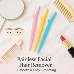 Rambha Select Eyebrow Razor for Women Face & Facial Hair Remover (Pack of 3), Men & Women-image-51