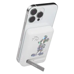 belkin D100 Mickey 5000 mAh 7.5W Fast Charging Power Bank (1 USB Type C Port, Overcharge Protection, Silver) image 5