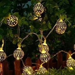 daiwik 14 LEDs 4.5 m Yellow Steady Ball Rice Lights-picture-20