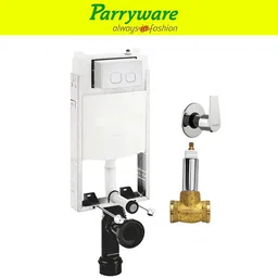 parryware Half Frame Concealed Cistern, Concealed body with upper part set of 1 pic 245 Dual Flush Tank-picture-16