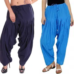 srisaras Cotton Linen Blend Solid Women ["Multicolor"] Salwar-picture-16