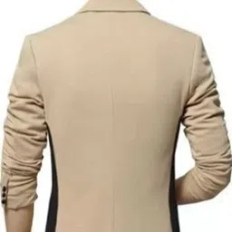 humjoli mens wear Men Solid Single Breasted Casual, Formal, Party, Festive & Wedding Blazer image 2