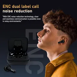 sonauowq LCD Smart Touch Screen Bluetooth Display Earbuds TWS Cancelling Bluetooth Headset image 3