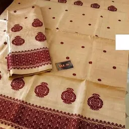 canizzaro Woven Mekhela Chador Silk Blend Saree-picture-11