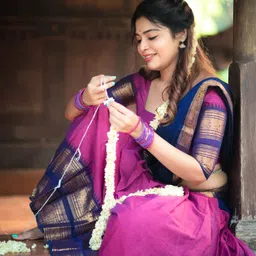 lchh29t5shvjpdvs Self Design Semi Stitched Lehenga Choli image 5