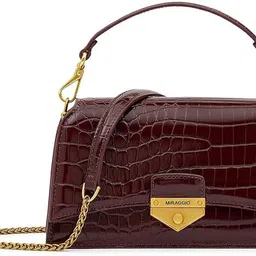 Maroon Women Sling Bag Cross-Body Bag For Women With Detachable Strap-image-34