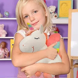 dunky Soft Toys Sitting Unicorn Plush Toy | Unicorn for Kids | Soft Toys for Baby Girl - 26 cm image 4