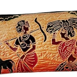 classique Casual Brown Clutch image 3