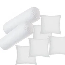 gtx Microfibre Bolster Pack of 7 Solid Premium Combo Set Of 2 Bolster & 5-picture-13