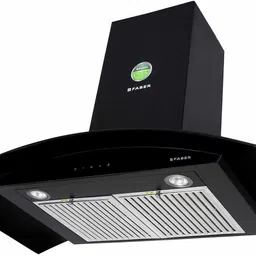 faber Hood FEEL 3D PLUS MAX T2S2 BK TC 90 Wall Mounted Black 1350 CMH Chimney image 5