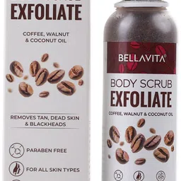 Coffee Face & Body Scrub For Skin Brightening De-Tan Ayurveda, Exfoliate Knees, Elbows, Face, Scalp, Arms Etc Scrub-image-61