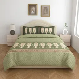 skihomes Cotton King Flat 144 TC Solid Bedsheet-picture-19