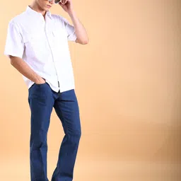 highlander Men Regular Mid Rise Dark Blue Jeans image 2