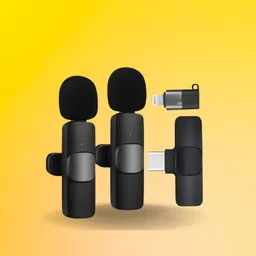 guggu K9 Dual Wireless Mic WithCollar Microphone for YouTube &Live Voice RecordingF451 Microphone-picture-22