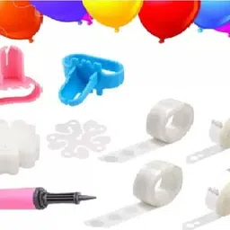 party midlinkerz Solid 2 Balloon Arch strip 200 Glue Dot 8 Flower Clip 1 Pump 1 Tool for Party Birthday Balloon-picture-38