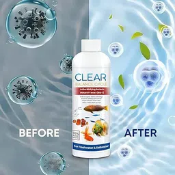 Fish Tank Water Cleaner – Liquid Algae & Dirt Remover for Clear 200ml Solvent Aquarium Cleaner-image-10