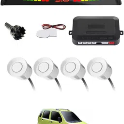 zplus Universal 4 White Reverse Parking Sensor With LED Display For Cars-303 Safety of Passengers/Car One Alarm Kit-1161 Parking Sensor-picture-24