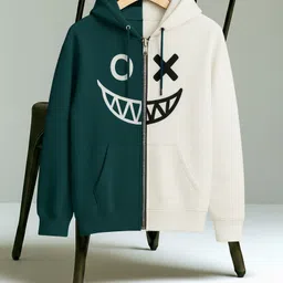 try this Men Full Sleeve Color Block Hooded Sweatshirt-picture-31