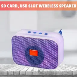 GUGGU M412 PORTABLE BLUETOOTH DESKTOP SPEAKER)Dynamic Thunder Sound With Deep BassW88 5 W Bluetooth Laptop/Desktop Speaker-picture-10