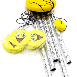 gooddeals Spiral Engraved Aluminium 5 pipe 6 wooden Smiley Wood Windchime-picture-28