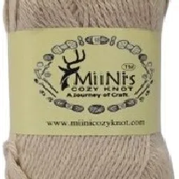 miinis cozy knot Premium 100% Cotton Crochet Yarn –Soft & Colorful Skein (14x8 cm) Grey Greenish Manual Yarn Winder-picture-23