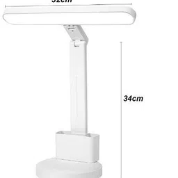 grofly Stylish Desk Lamp,USB Rechargeable Eye Caring Night Desk lamp for Study/Reading Study Lamp image 3