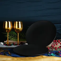 Ceramic Handmade Black Matte 10 inch_NEW PTD366 Dinner Plate-image-42