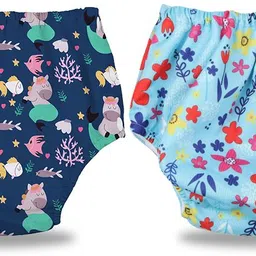 chinmay kids Swimming Pants Reusable Swimwear Diaper Pants For Unisex (60 Months ) Pack of 2-picture-45