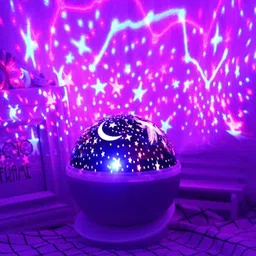 dropat Star Master Night Light Projector Lamp | Rotating Galaxy Star Light for Kid Room Night Lamp image 3