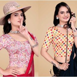 pt priyanka textiles Round Neck Women Blouse-picture-9
