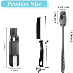 reeti 3 in 1 Bottle cleaning brush pack of 2 image 3