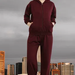 Solid Women Track Suit-image-2