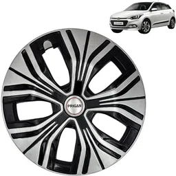 prigan Elite i20 Signature Silver Black 14 INCH Wheel Cover For HYUNDAI Elite i20-picture-11
