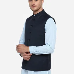 youth robe Solid Men Waistcoat image 3