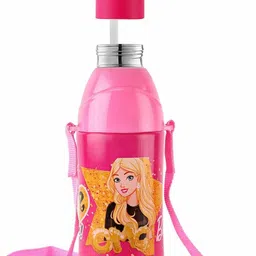 Puro Stainless Steel Water Bottle for Kids, Pink 600 ml Water Bottle-image-35