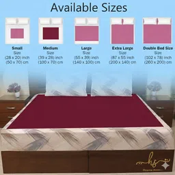 hs designing dreams Cotton Baby Bed Protecting Mat image 4