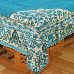 furnishing hut Embroidered 4 Seater Table Cover image 2