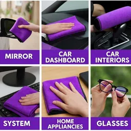 zadin Ultra Soft Microfiber Cloth 600 GSM Dry Microfiber Cleaning Cloth image 4