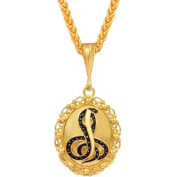 morir Goga Maharaj Snake Naag Dev Mikakari Gold Plated Brass Pendant With Chain Gold-plated Brass Pendant-picture-28