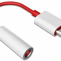MGTRADERS Red, White Usb data cable 0.12 Type C to 3.5 mm Jack Audio Connector -Compactable Phone Converter image 1
