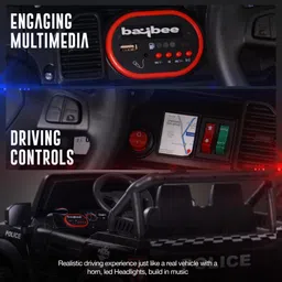 baybee Battery Car Electric Jeep for Kids Ride on Toy Car With Bluetooth Rechargeable Jeep Battery Operated Ride On image 2