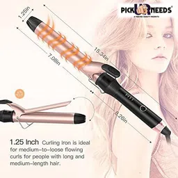 Make Ur Wish Professional Curling Iron With Wand Roller Tourmaline Ceramic Adjustable Temp Electric Hair Curler image 2