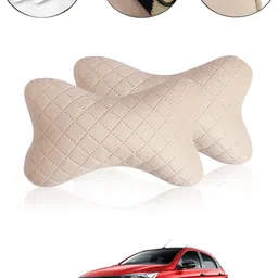 Beige Memory Foam Car Pillow Cushion for Tata-image-97