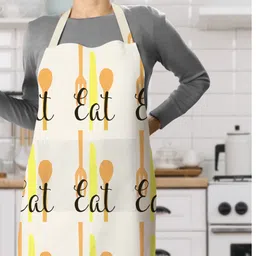 attica tracery Cotton Chef's Apron - Free Size image 2