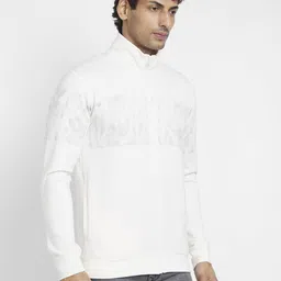 being human Men Full Sleeve Solid Sweatshirt image 2