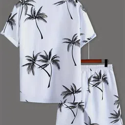 rich vibe Shirt Regular Shorts Co-ords Set image 2