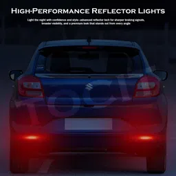 tocit Maruti Swift Dzire Dynamic Rear LED Reflector Brake Light OEM Fit for All models Car Reflector Light image 5