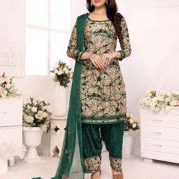 maiyaash Unstitched Crepe Salwar Suit Material Printed image 4