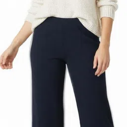 vizcon Women Loose Fit Blue Viscose Rayon Trousers image 5